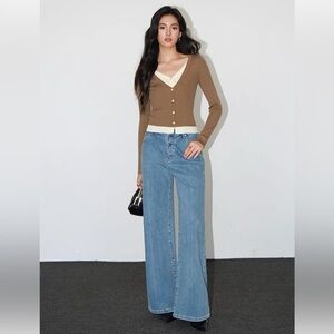 Tan Cardigan Sweater